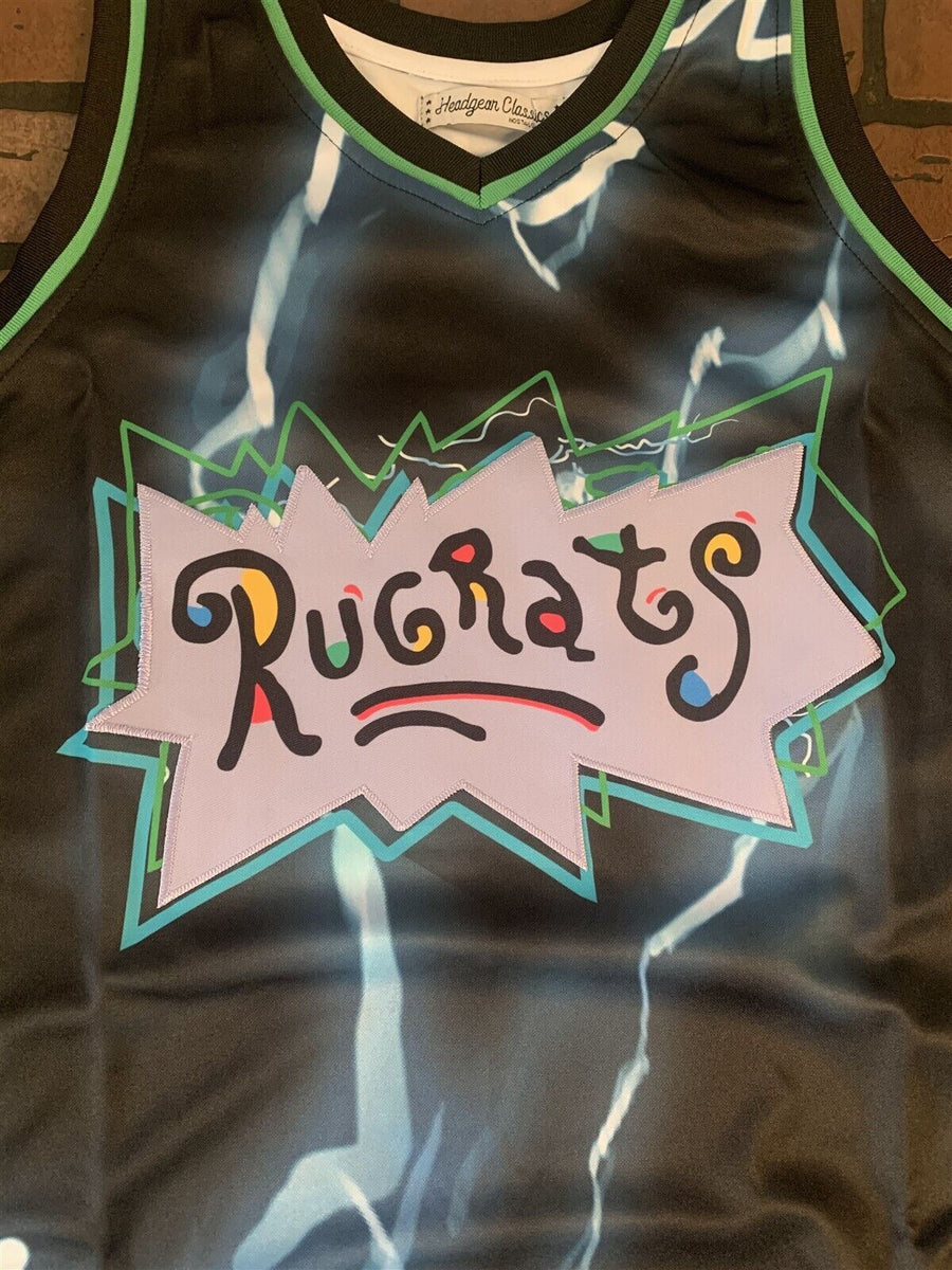 Steal Deal Rugrats Reptar Cereal Headgear Classics Basketball Jersey ~never Worn~ L XL L