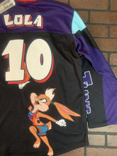 Load image into Gallery viewer, TUNE SQUAD Lola Bunny Headgear Classics Hockey Purp Jersey~Never Worn~M L XL 2X