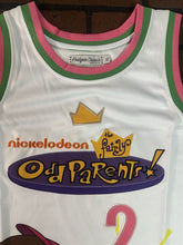 Load image into Gallery viewer, FAIRLY ODD PARENTS Headgear Classics White Basketball Jersey~Never Worn~ XL 2XL