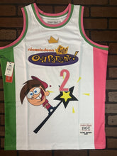 Load image into Gallery viewer, FAIRLY ODD PARENTS Headgear Classics White Basketball Jersey~Never Worn~ XL 2XL