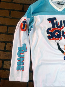 TUNE SQUAD Lola Bunny Headgear Classics Hockey Teal Jersey ~Never Worn~ M L XL
