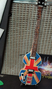 PAUL McCartney - Union Jack UK Violin 1:4 Scale Replica Bass Guitar ~Axe Heaven~