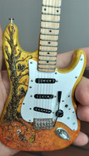 Load image into Gallery viewer, DAVID LOZEAU - Tree of Life Fender Strat 1:4 Scale Replica Guitar ~Axe Heaven~