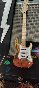 DAVID LOZEAU - Tree of Life Fender Strat 1:4 Scale Replica Guitar ~Axe Heaven~