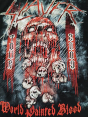 SLAYER - 2009 World Painted Blood T-shirt ~Never Worn~ M