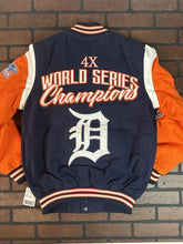 Load image into Gallery viewer, DETROIT TIGERS 4 Times World Series Varsity Jacket~Never Worn~S M L XL 2XL