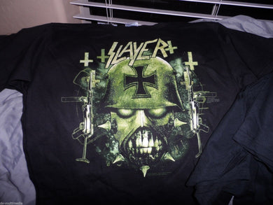 SLAYER - 2005 War Ensemble 2 sided Vintage T-Shirt ~NEVER WORN~ Small