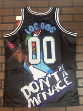 Load image into Gallery viewer, DON&#39;T BE A MENACE Loc Dog Headgear Classics Basketball Jersey ~Never Worn~ 2XL