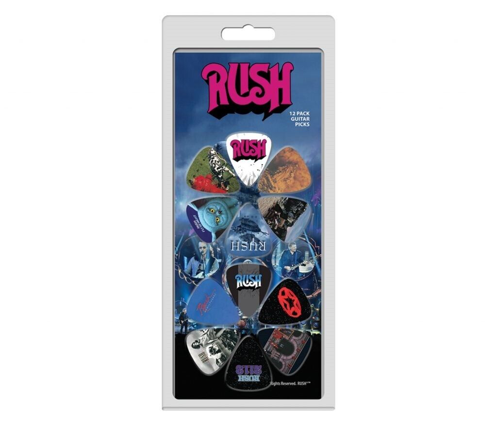 RUSH Set of 12 Album Cover Picks/Plectrums ~Licensed~