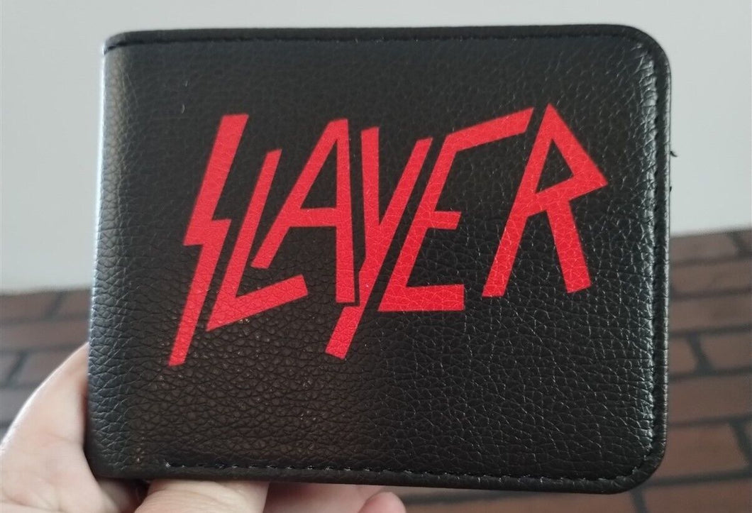 SLAYER - Rocksax Slayer Logo Bi-Fold Wallet ~New~