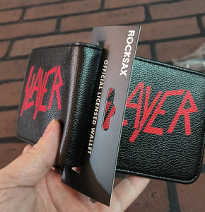 SLAYER - Rocksax Slayer Logo Bi-Fold Wallet ~New~