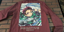 Load image into Gallery viewer, Primitive / Demon Slayer Tanjiro Maroon Utility Jacket ~Never Worn~ M L XL