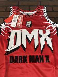 DMX-Red Dark Man X Headgear Classics Basketball Jersey~Never Worn~S M L XL 2X 3X