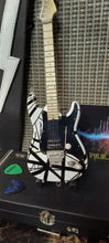 Load image into Gallery viewer, EDDIE VAN HALEN - Black &amp; White &quot;Eruption&quot; 1:4 Scale Replica Guitar ~Licensed~