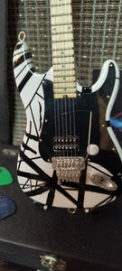 EDDIE VAN HALEN - Black & White "Eruption" 1:4 Scale Replica Guitar ~Licensed~