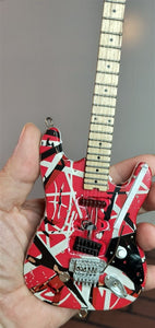 EDDIE VAN HALEN- Red/White "Frankenstein" 1:4 Scale Replica Guitar ~Licensed~