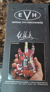 EDDIE VAN HALEN- Red/White "Frankenstein" 1:4 Scale Replica Guitar ~Licensed~