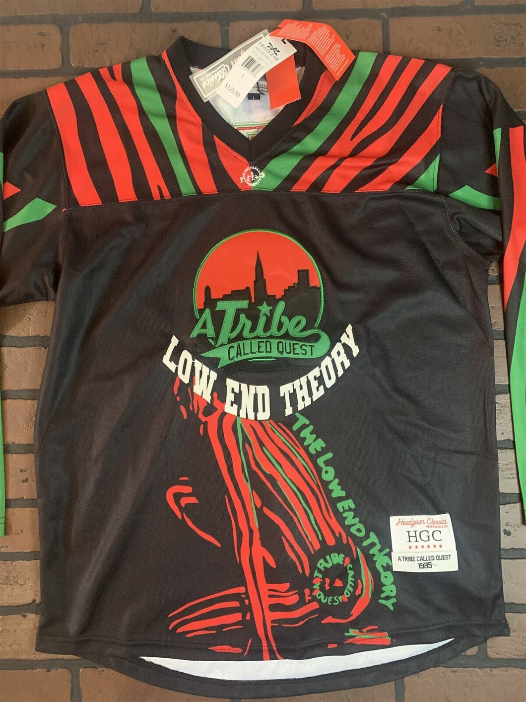 TRIBE CALLED QUEST LOW END Headgear Classics Hockey Black Jersey ~Never Worn~ L