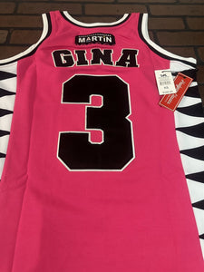 MARTIN - Damn Gina #3 Pink Headgear Classics Basketball Jersey ~Never Worn~ XS