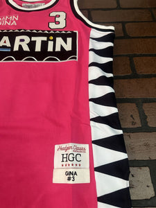 MARTIN - Damn Gina #3 Pink Headgear Classics Basketball Jersey ~Never Worn~ XS