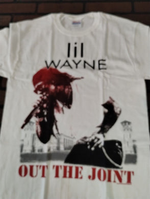 LIL WAYNE- 2010 Out the Joint White T-shirt ~Never Worn~ M XL 2XL