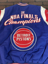 Load image into Gallery viewer, DETROIT PISTONS G-IIl 3X NBA Finals Champs Varsity Jacket~Never Worn~M L XL 2XL