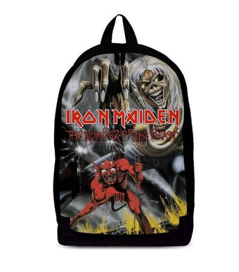 IRON MAIDEN- Rocksax Number of the Beast Classic Backpack ~New~