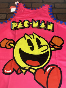 PAC MAN Pink Headgear Classics Basketball Jersey ~Never Worn~ S M L