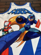 Load image into Gallery viewer, MEGA MAN Blue Headgear Classics Basketball Jersey ~Never Worn~ S L