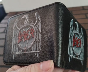 SLAYER - Rocksax Silver Eagle Bi-Fold LicensedWallet ~New~