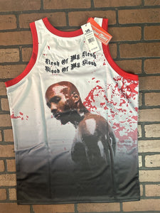 DMX -White Flesh of My Flesh Headgear Classics Basketball Jersey~Never Worn~L XL