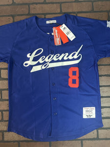 Kobe/24/8 Mamba Blue "Legends" Headgear Classics Baseball Jersey ~Never Worn~ L