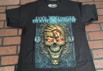 FIVE FINGER DEATH PUNCH - Iron Skull T-shirt ~Never Worn~ M L