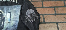 Load image into Gallery viewer, MEGADETH x PRIMITIVE Countdown Two-Fer Black Denim Jacket~Never Worn~ S M