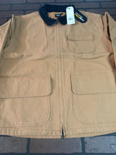 Load image into Gallery viewer, Levi&#39;s Tan Zipper Jacket with Corduroy Collar