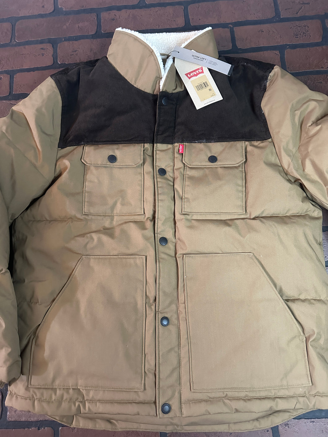 Levi's Brown Corduroy Winter Jacket