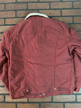 Load image into Gallery viewer, Levi&#39;s Red Denim Jacket with Sherpa Interior