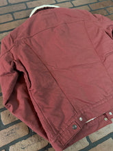 Load image into Gallery viewer, Levi&#39;s Red Denim Jacket with Sherpa Interior