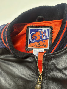 Denver Broncos Black Vintage Leather Jacket