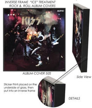 Load image into Gallery viewer, KISS - First Album Cover Framed Glass Picture 12.5 x 12.5 x 1.5 ~New~