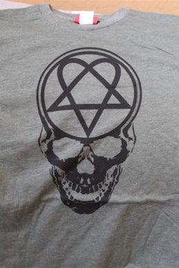 HIM - Heartagram and Skull T-shirt ~Never Worn~ S