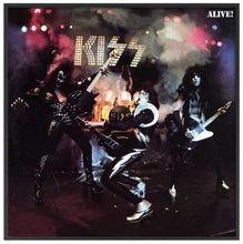 Load image into Gallery viewer, KISS - Alive! Album Cover Framed Glass Picture 12.5 x 12.5 x 1.5 ~New~