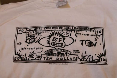 MXPX - Ten Dollars Left Coast Punk T-shirt ~Never Worn~ M