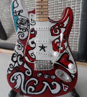 JIMI HENDRIX - Saville Fender Strat 1:4 Scale Replica Guitar ~Axe Heaven