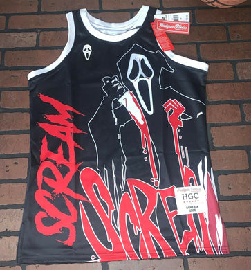 SCREAM Headgear Classics Basketball Jersey ~Never Worn~ S M XXL