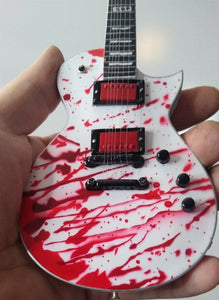 BOBBY KELLER- Blood Splatter ESP Eclipse 1:4 Scale Replica Guitar ~Axe Heaven~