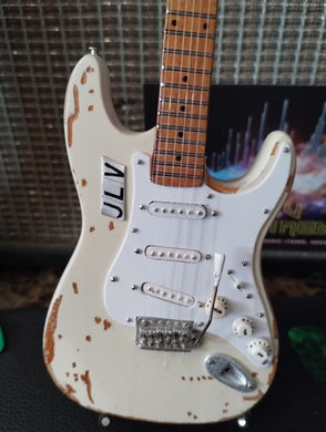 JIMMIE VAUGHAN-Custom Vintage Fender Strat 1:4 Scale Replica Guitar ~Axe Heaven~