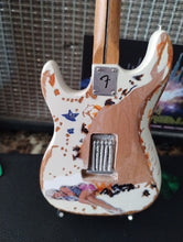 Load image into Gallery viewer, JIMMIE VAUGHAN-Custom Vintage Fender Strat 1:4 Scale Replica Guitar ~Axe Heaven~