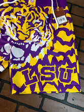 Load image into Gallery viewer, LSU TIGERS Mitchell &amp; Ness Jumbotron 2.0 Basketball Shorts ~New~