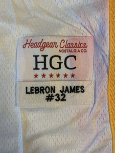 LEBRON McDonalds "32" Headgear Classics Basketball Jersey~Never Worn~S M L XL2XL